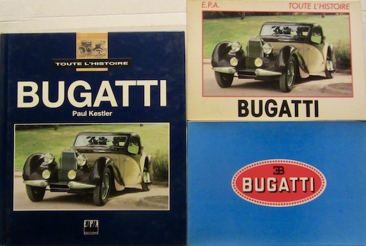 Couverture de BUGATTI TOUTE L'HISTOIRE EPA