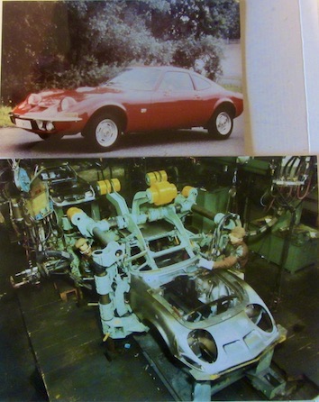 Couverture de OPEL GT PHOTO ORIGINALE DU CARROSSIER CHAUSSON
