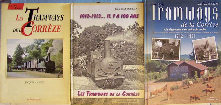 Couverture de LES TRAMAYS DE LA COREREZE DE TOULZAT -ET DE J.MALIGNE