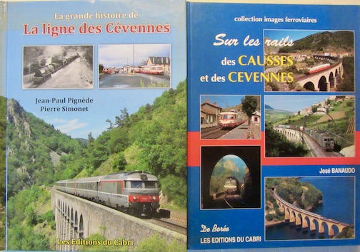 Couverture de SUR LES RAILS DES CAUSSES ET DES CEVENNES- LA GRANDE HISTOIRE DE LA LIGNE DES CEVENNES DU CABRI