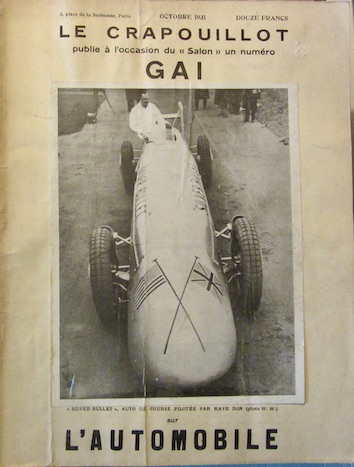 Couverture de SALON DE L'AUTOMOBILE 1931 LE CRAPOUILLOT GAI
