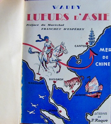 Couverture de LUEURS D'ASIE DE WADDY SUR LE TRAJET DE RETOUR PREVU POUR LA CROISIERE JAUNE SUPPRIME PAR LA MORT DE G.M.HAARDT