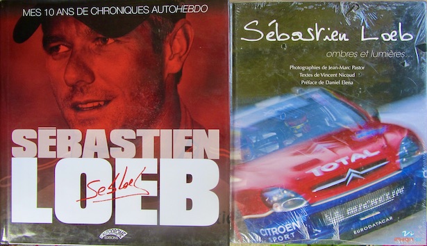 Couverture de SEBASTIEN LOEB OMBRES ET LUMIERES -MES 10 ANS DE CHRONIQUES AUTO HEBDO