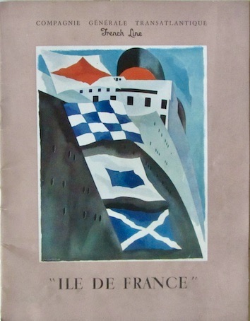 Couverture de PAQUEBOT ILE DE FRANCE CGT FRENCH LINE DESCRIPTIF CONSTITUTION