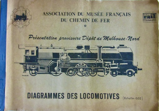 Couverture de PRESENTATION PROVISOIRE DEPOT DE MULHOUSE NORD DIAGRAMME DES LOCOMOTIVES ECHELLE 0,02