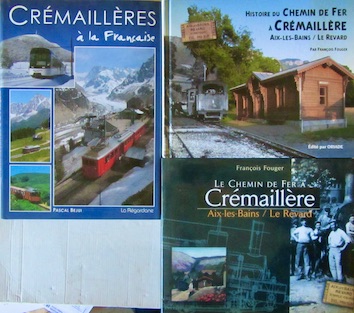 Couverture de CREMAILLERES A LA FRANCAISE _ CHEMIN DE FER AIX LES BAINS LE REVARD