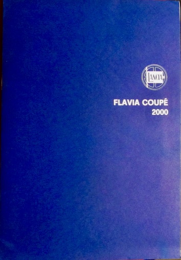 Couverture de LANCIA FLAVIA COUPE DOSSIER DE PRESSE 1969