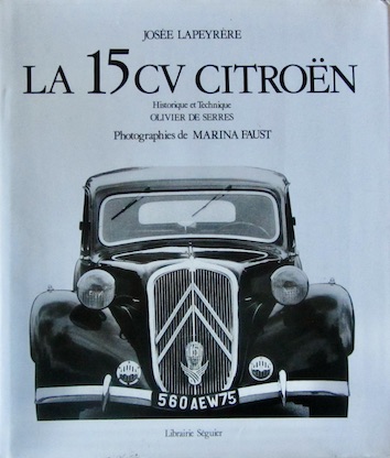 Couverture de LA TRACTION 15 CV