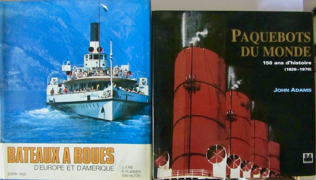 Couverture de BATEAUX A ROUES D'EUROPE ET D'AMERIQUE PREMIERS PAQUEBOTS A VAPEUR - PAQUEBOTS DU MONDE 150 ANS D'HISTOIRE 1820 1970
