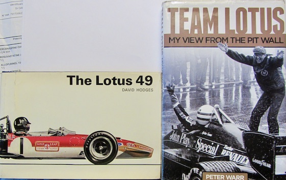 Couverture de TEAM LOTUS MY VIEW FROM THE PIT WALL - THE LOTUS 49