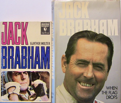 Couverture de JACK BRABHAM MARABOUT DE G.MOLTER - WHEN THE FLAG DROPS DE J.BRABAHM