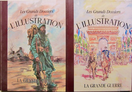 Couverture de LA GRANDE GUERRE 1914 1918 LES GRANDS DOSSIERS DE L'ILLUSTRATION EN 2 VOLUMES