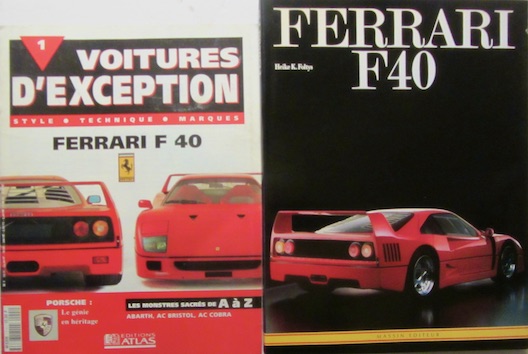 Couverture de FERRARI F 40 DE FOLTYS _ VOITURES D'EXEPTION