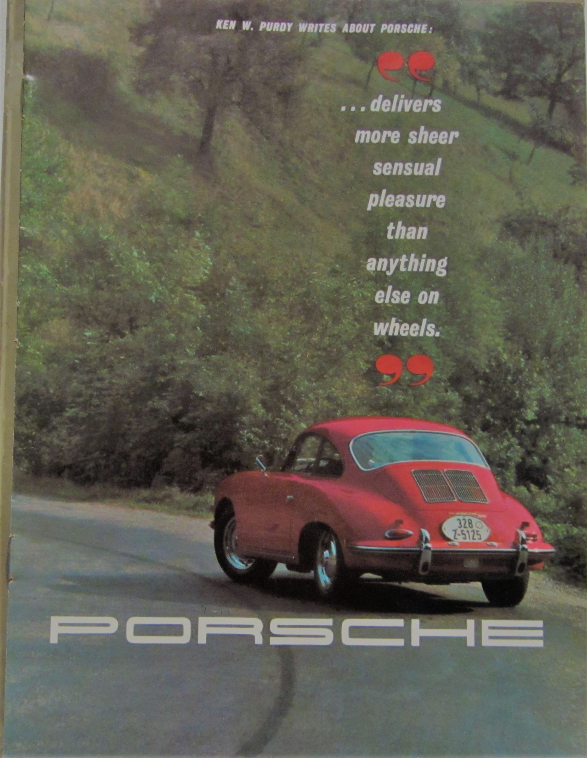 Couverture de PORSCHE 356 B 1600 1600 S S90 CATALOGUE USA