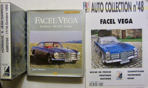 Couverture de FACEL VEGA DE JEAN DANINOS COLLECTION GRAND TOURISME EPA _ AUTO COLLECTION _ HOMMAGE A JEAN DANINOS 1992 DVD