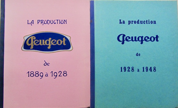 Couverture de PEUGEOT LA PRODUCTION 1889 A 1948