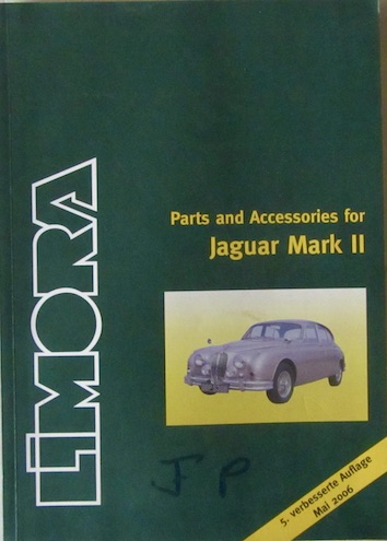 Couverture de JAGUAR MK II PARTS AND ACCESSOIRIES LIMORA