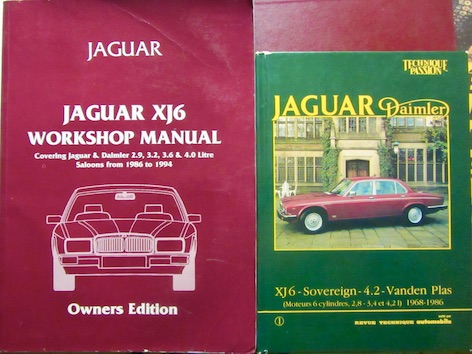 Couverture de JAGUAR DAIMLER XJ6 SOVEREING 4,2 VANDEN PLAS 1968 1986 TEHCHNIQUE PASSION _ WORKSHOP MANUAL 1986 TO 1994