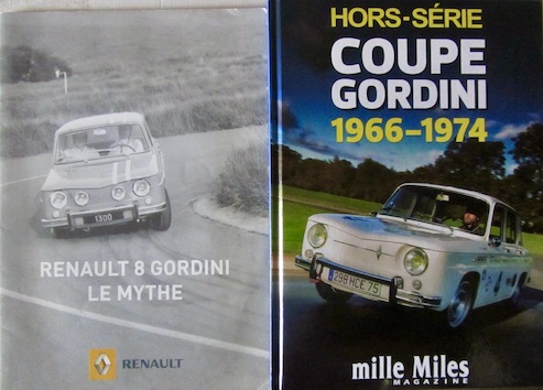 Couverture de RENAULT R8 GORDINI LE MYTHE _ COUPE GORDINI 1966_1974 HS DE MILLE MILLES