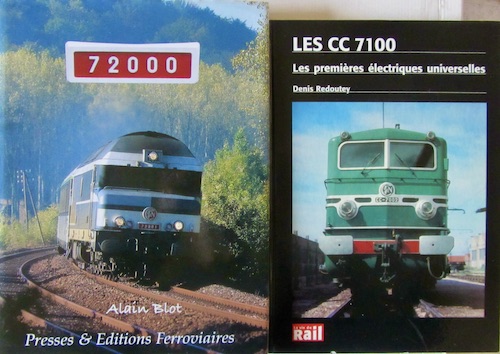 Couverture de LOCOMOTIVE CC 7100 LES PREMIERES ELECTRIQUES UNIVERSELLES _ CC 72000 DE A .BLOT