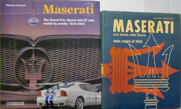 Couverture de MASERATI UNA STORIA NELLA STORIA DALLE ORIGINI AL 1945 _ THE GRAND PRIX SPORTS AND GT CARS 1926 2003