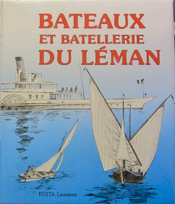Couverture de BATEAUX ET BATELLERIE DU LEMAN EDITA LAUSANNE