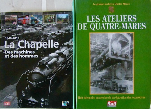 Couverture de DEPOT LA CHAPELLE 1846 2013 DES MACHINES ET DES HOMMES _ LES ATELIERS DES QUATRE MARES LA VIE DU RAIL