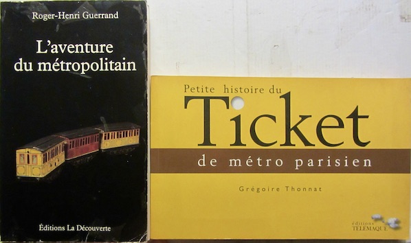 Couverture de L'AVENTURE DU METROPOLITAIN _ PETITE HISTOIRE DU TICKET DE METRO PARISIEN DE G.THONNAT