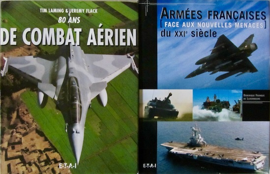 Couverture de 80 ANS DE COMBAT AERIEN CHEZ ETAI _ ARMEE FRANCAISE FACE AUX NOUVELLES MENACES DE XXI e SIECLE CHEZ ETAI