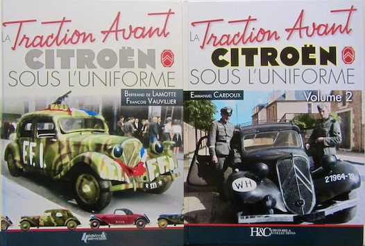 Couverture de LA TRACTION AVANT CITROEN SOUS L'UNIFORME TOME 1 ET 2