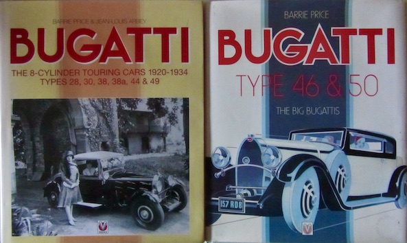 Couverture de BUGATTI TYPE 46 ET 50 _ 8 cylinder touring cars 1920_1934 type b28 30 38 38A v44 49 chez véloce