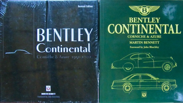 Couverture de BENTLEY CONTINENTAL CORNICHE AND AZUR CHEZ VELOCE