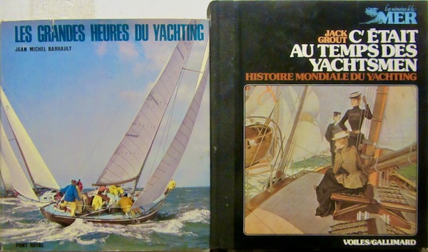 Couverture de C'ETAIT AU TEMPS DES YACHTSMEN HISTOIRE MONDIALE DU YACHTING DE J.GROUT_ LES GRANDES HEURES DU YACHTING