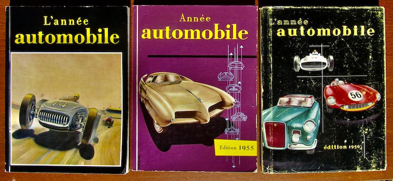 Couverture de L'ANNEE AUTOMOBILE N°1 1953 _ N°2 1954 _ N°3 1955