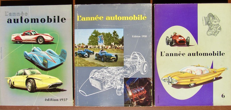 Couverture de L'ANNEE AUTOMOBILE N°4 1956 N°5 1957 N°6 1958