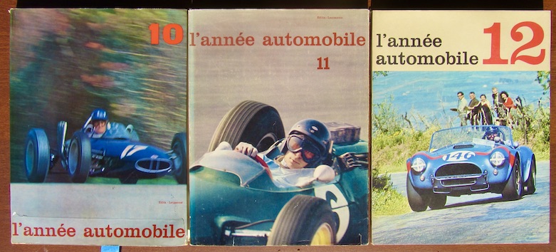 Couverture de L'ANNEE AUTOMOBILE N°10 1962_ N°11 1963 _ N°12 1964