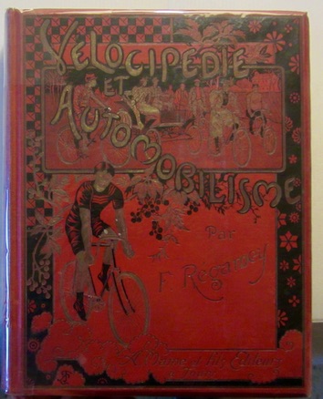 Couverture de VELOCIPEDIE ET AUTOMOBILISME PAR R.REGAMEY CHEZ MAME ENVIRON 1900