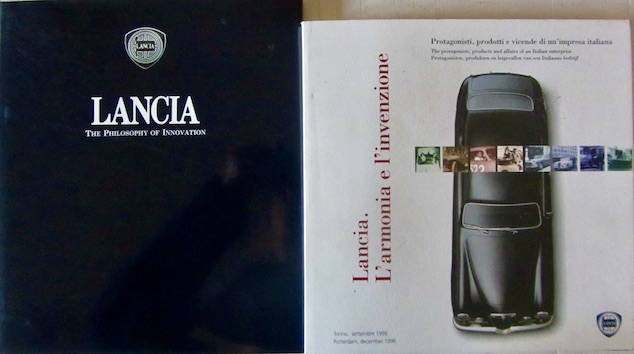Couverture de LANCIA L'ARMONIA E L'INVENZIONE _ THE PHILOSOPHIE OF INOVATION