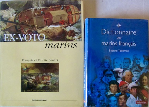 Couverture de DICTIONNAIRE DES MARINS FRANCAIS DE E.TAILLEMITE _ EX VOTO MARINS DE F .C.CBOULLET