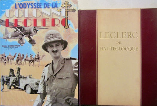 Couverture de L'ODYSSEE DE LA COLONNE LECLERC DE DIDIER CORBONNOIS _ LECLERC DE HAUTECLOQUEDE INGOLD MUOILLESEAUX