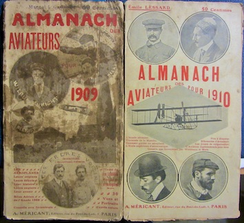 Couverture de 1909 ET 1910 ALMANACH DES AVIATEURS PAR ARMENGAUD JEUNE 30 VUES ET PORTRAITS