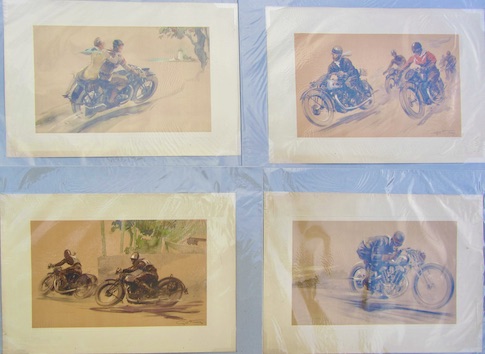 Couverture de MOTO LITHOGRAPHIE ORIGINALE DE GEO HAM