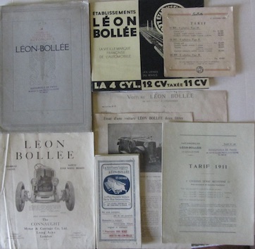 Couverture de LEON BOLLEE CATALOGUE ENVIRON 1909