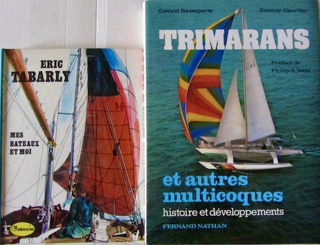 Couverture de TRIMARANS ET AUTRES MULTICOQUES HISTOIRE ET DEVELOPPEMENT _ERIC TABARLY MES BATEAUX ET MOI