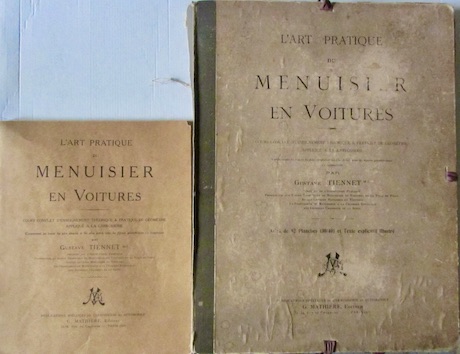 Couverture de L'ART DU MENUISIER EN VOITURES DE TIENNET ENVIRON 1920