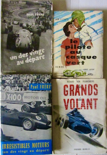 Couverture de LES GRANDS DU VOLANT LE PILOTE AU CASQUE VERT IRRESISTIBLES MOTEURS UN DES VINGT AU DEPART PAUL FRERE
