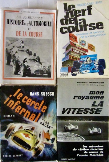 Couverture de MON RAUYAUME LA VITESSE NEUBAUER LE CERCLE INFERNAL H.RUESCH LE NERF DE LA COURSE LA FABULEUSE HISTOIRE DE L'AUTOMOBILE ET DE LA COURSE