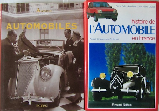 Couverture de HISTOIRE DE L'AUTOMOBILE EN FRANCE _ AUTOMOBILES ARCHIVES DE BORGE ET VIASNOFF