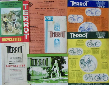Couverture de TERROT BICYCLETTES