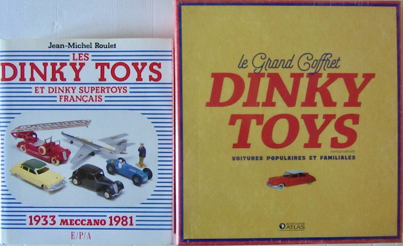 Couverture de LES DINKY TOYS ET DINKY SUPER TOYS FRANCAIS DE JEAN MICHEL ROULET _ LE GRAND COFFRET ATLAS